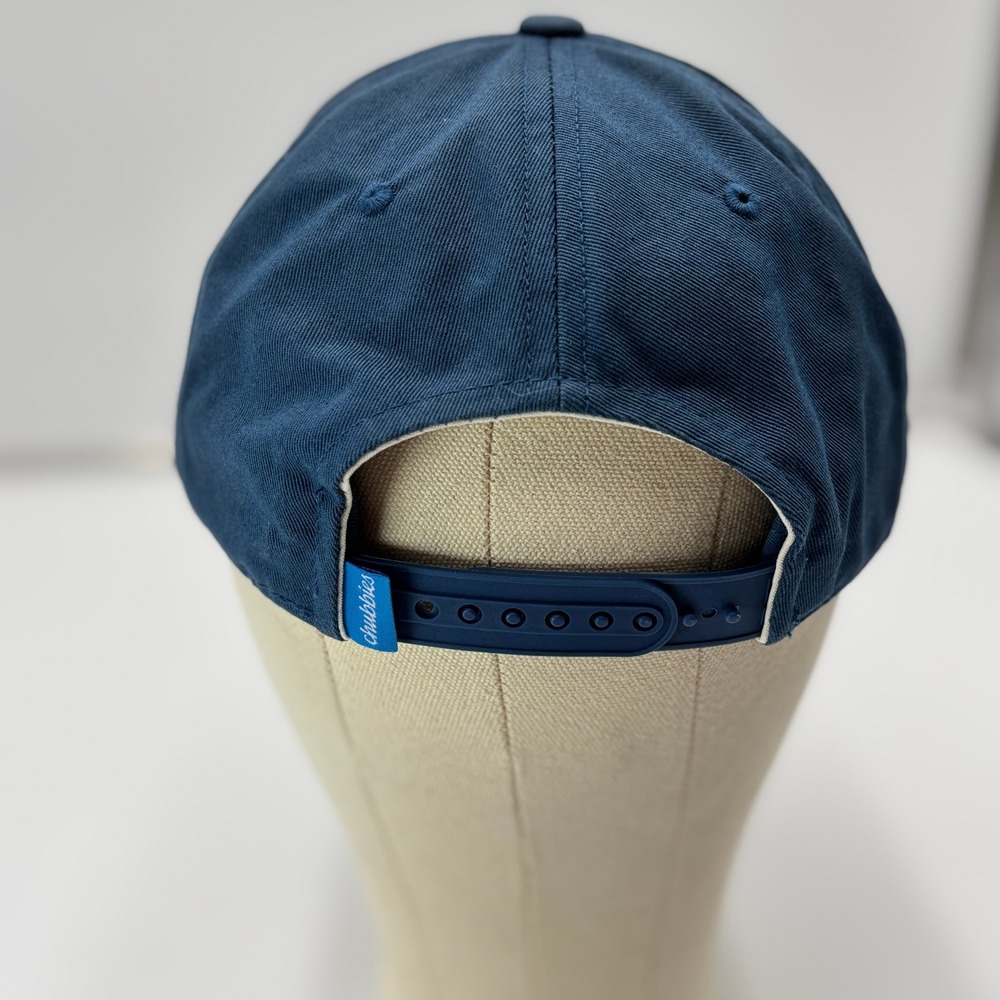 Chubbies Shorts Co. Navy Blue Corded Logo Adjustable Hat Cap‎ Twill Cotton - Picture 3 of 6